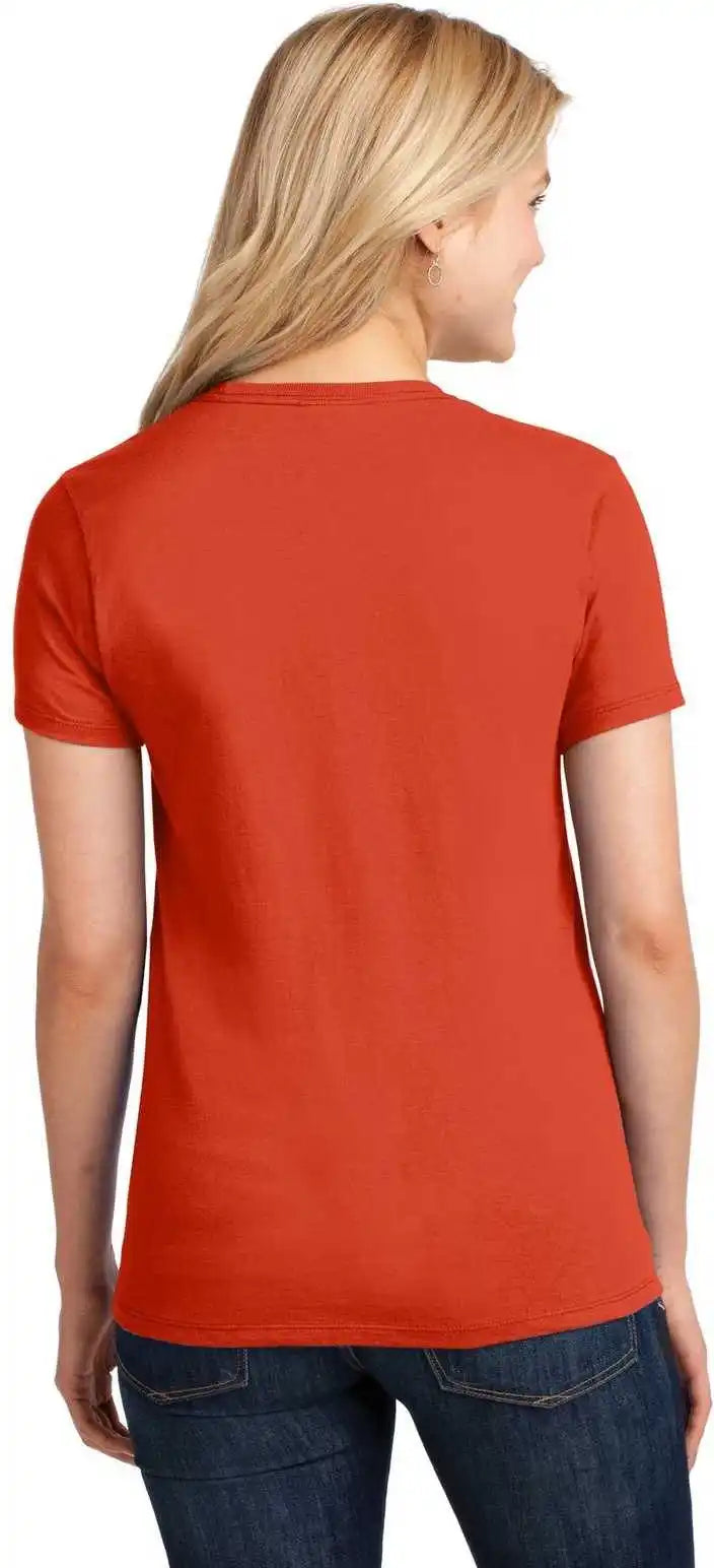 Port &amp; Company Lpc54 Ladies Core Cotton Tee - Orange