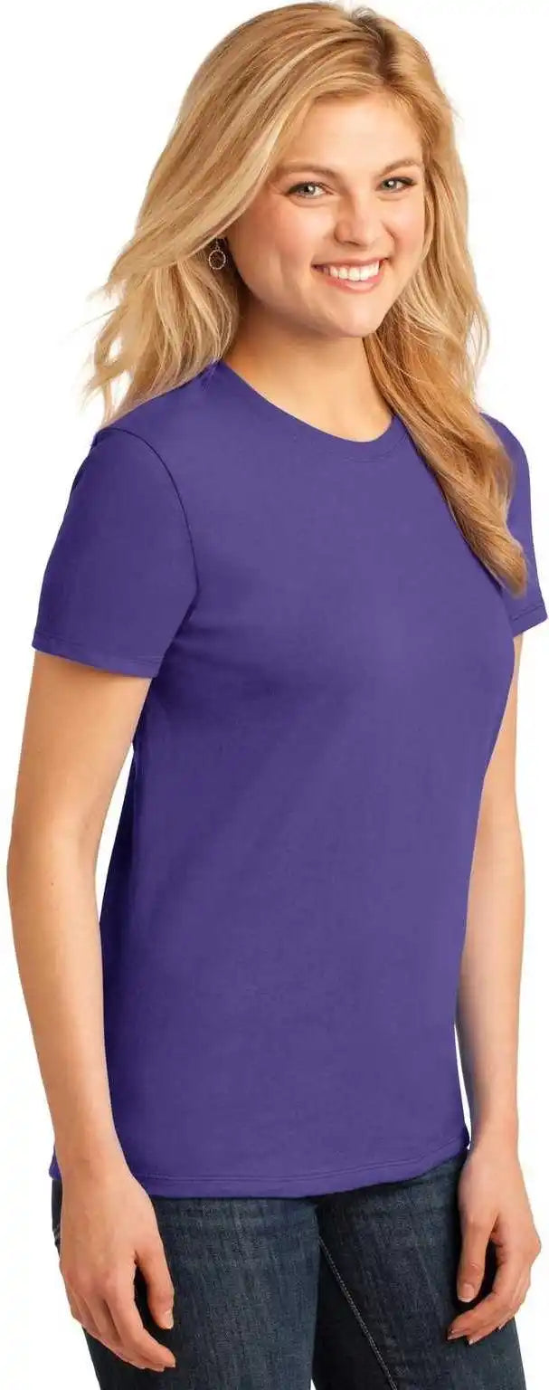Port &amp; Company Lpc54 Ladies Core Cotton Tee Purple