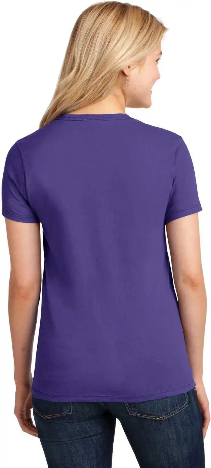 Port & Company Lpc54 Ladies Core Cotton Tee Purple