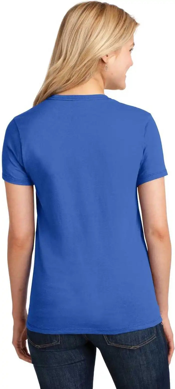 Port & Company Lpc54 Ladies Core Cotton Tee Royal