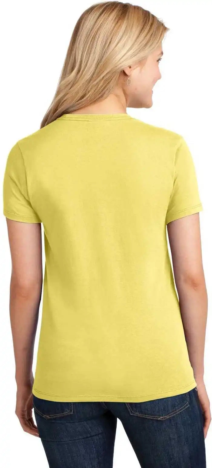 Port &amp; Company Lpc54 Ladies Core Cotton Tee - Yellow