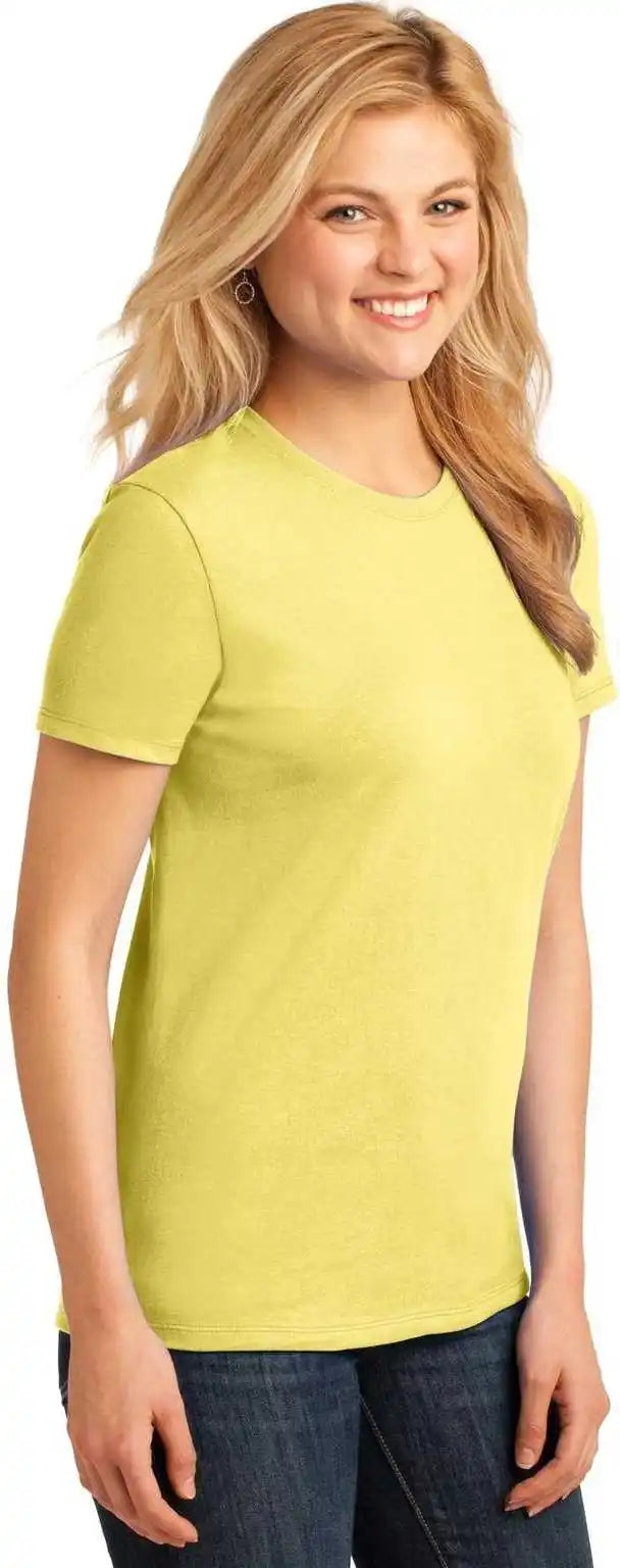 Port &amp; Company Lpc54 Ladies Core Cotton Tee - Yellow