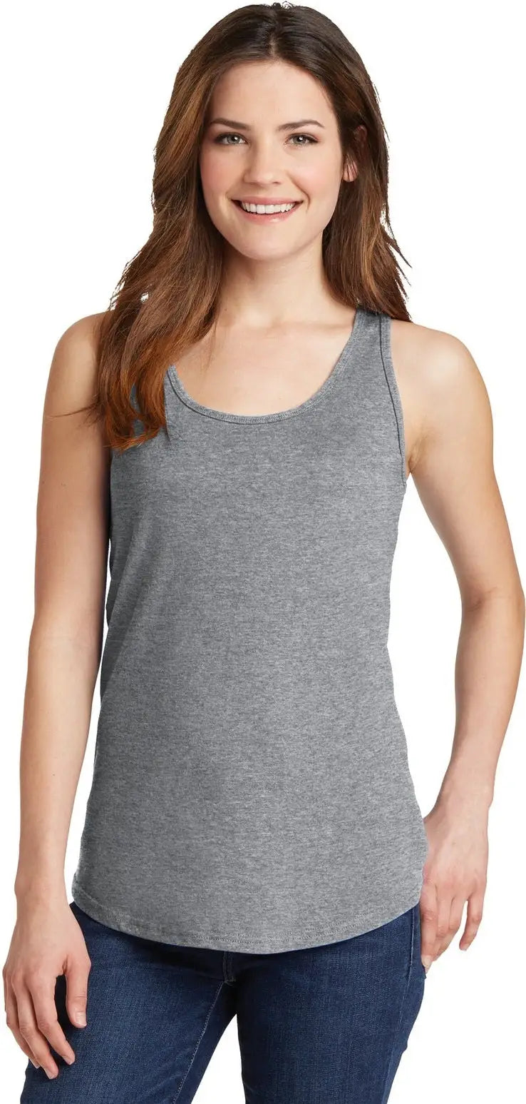 Port & Company Lpc54tt co Women’s Core Cotton Tank Top - Athletic Heather - Ladies Xs