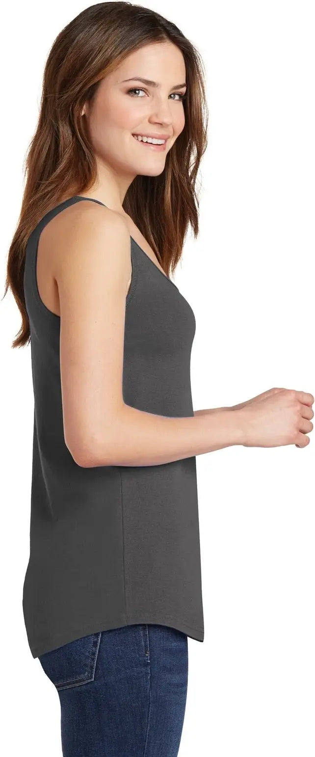 Port & Company Lpc54tt co Women’s Core Cotton Tank Top - Charcoal