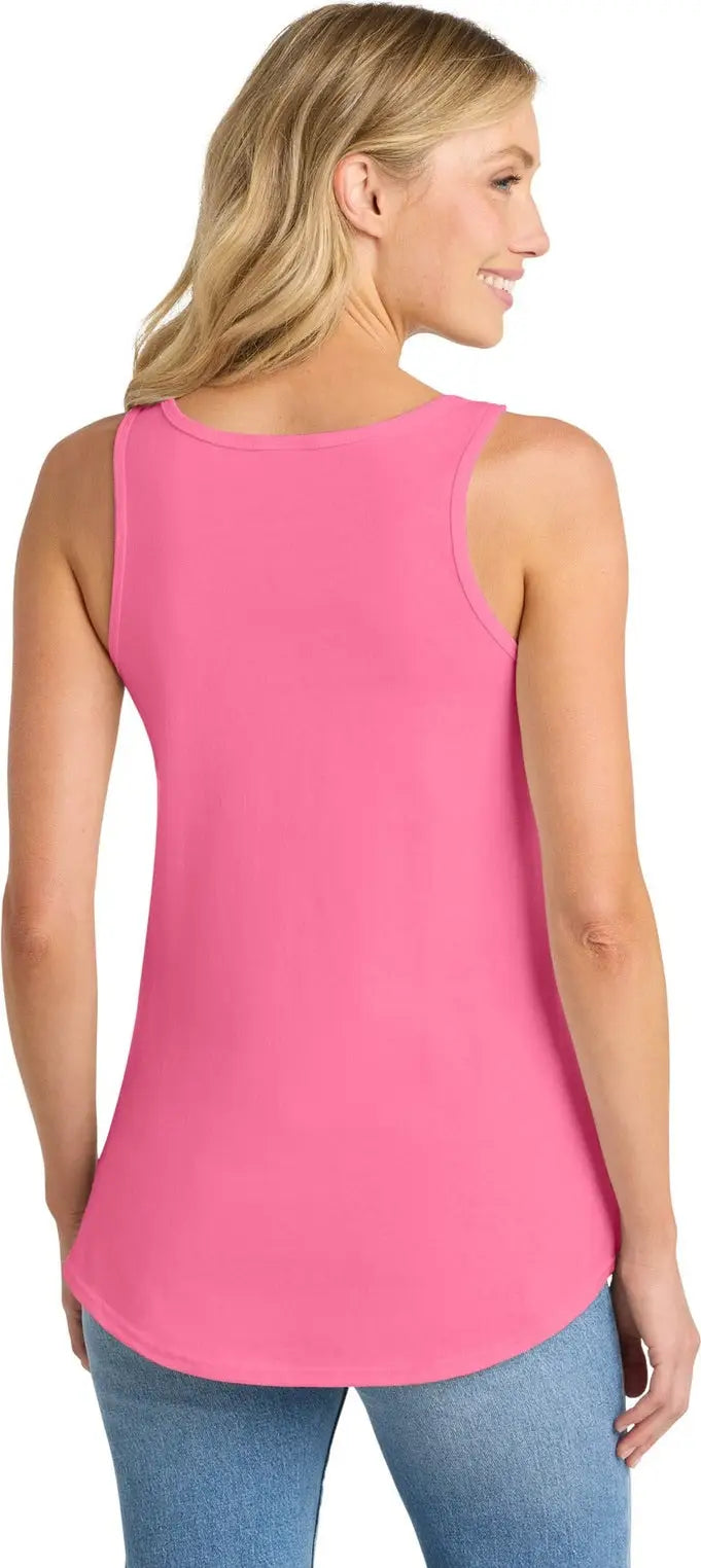 Port & Company Lpc54tt co Women’s Core Cotton Tank Top - Neon Pink