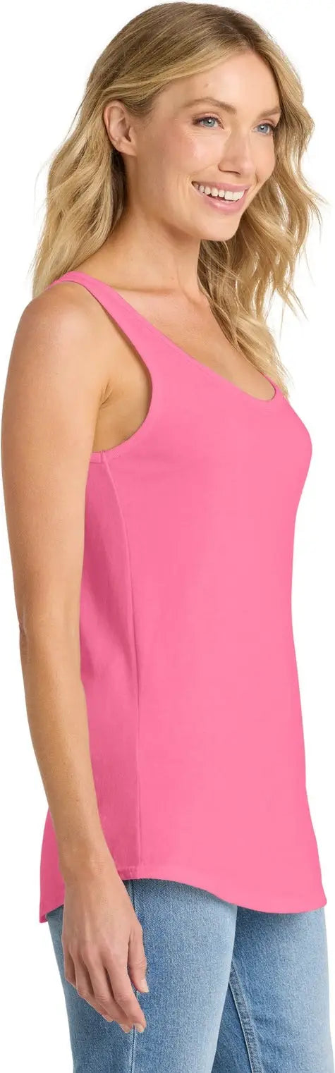 Port & Company Lpc54tt co Women’s Core Cotton Tank Top - Neon Pink