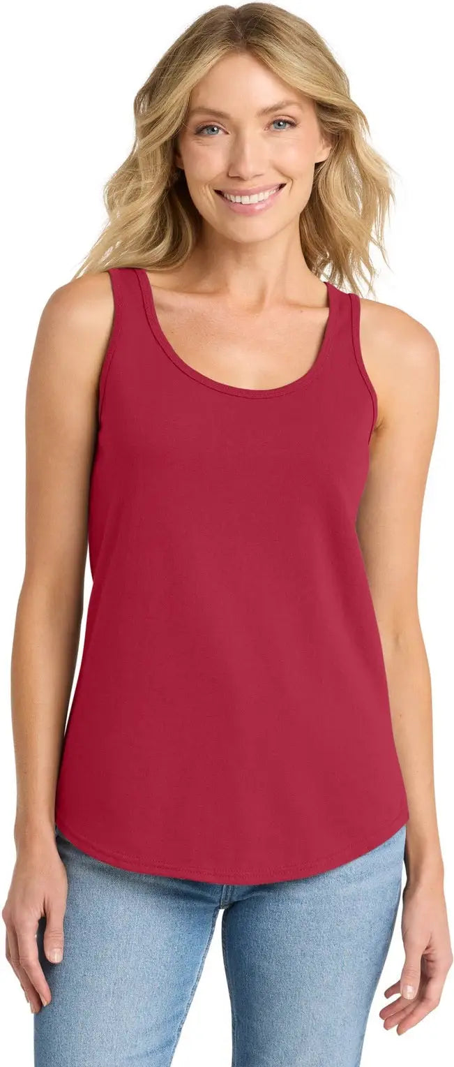 Port & Company Lpc54tt co Women’s Core Cotton Tank Top - Red