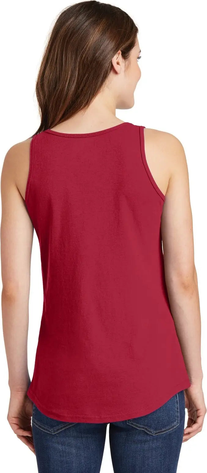 Port & Company Lpc54tt co Women’s Core Cotton Tank Top - Red