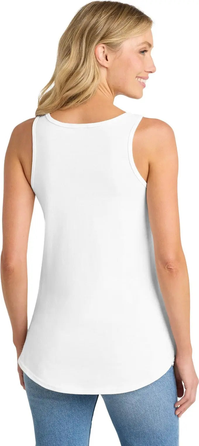 Port & Company Lpc54tt co Women’s Core Cotton Tank Top - White