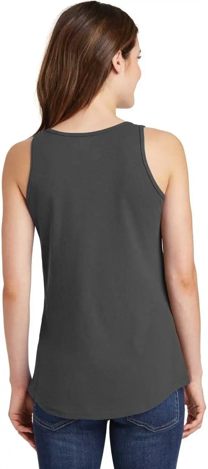 Port & Company Lpc54tt Ladies Core Cotton Tank Top - Charcoal