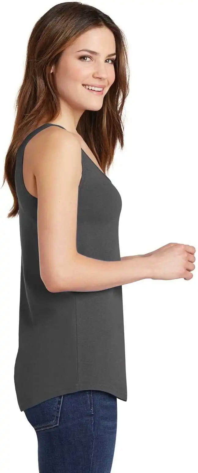 Port &amp; Company Lpc54tt Ladies Core Cotton Tank Top - Charcoal