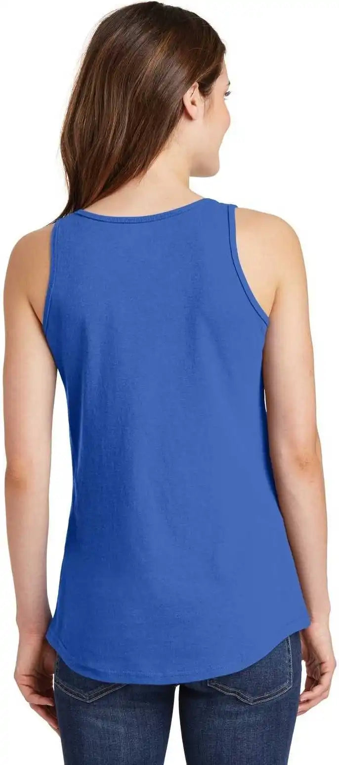 Port &amp; Company Lpc54tt Ladies Core Cotton Tank Top Royal