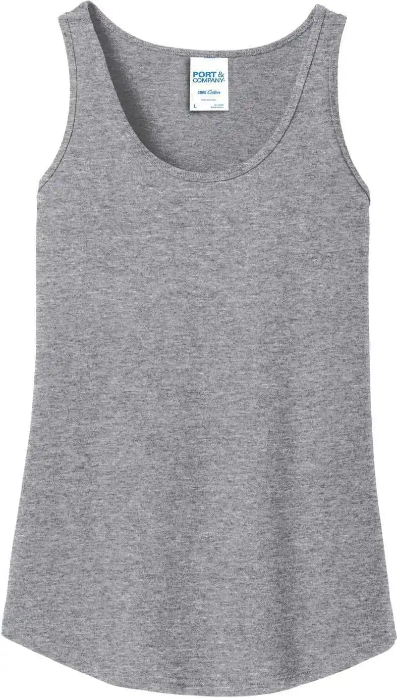 Port & Company Lpc54tt Women’s Core Cotton Tank Top - Athletic Heather