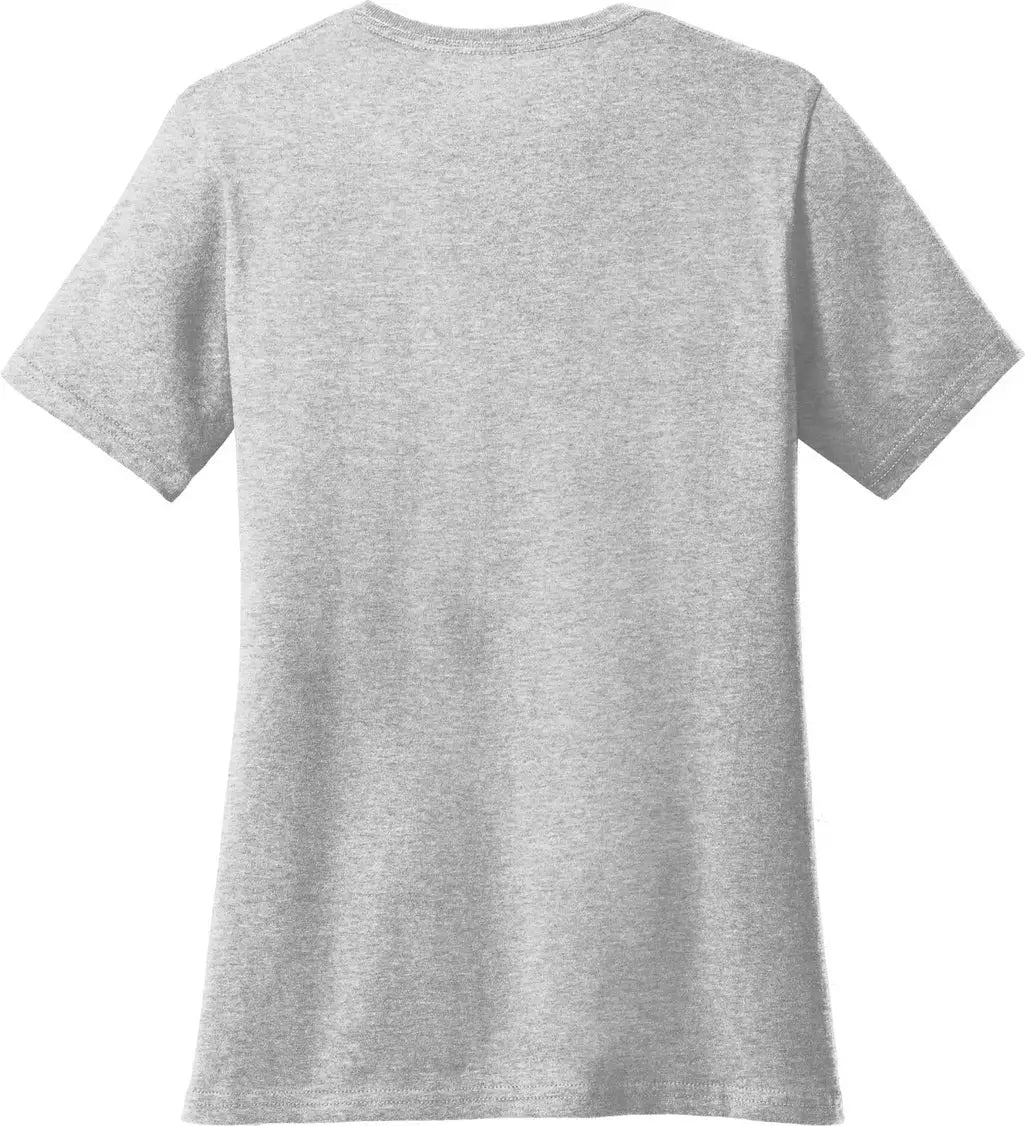 Port & Company Lpc54v co Women’s Core Cotton V-neck Tee - Ash