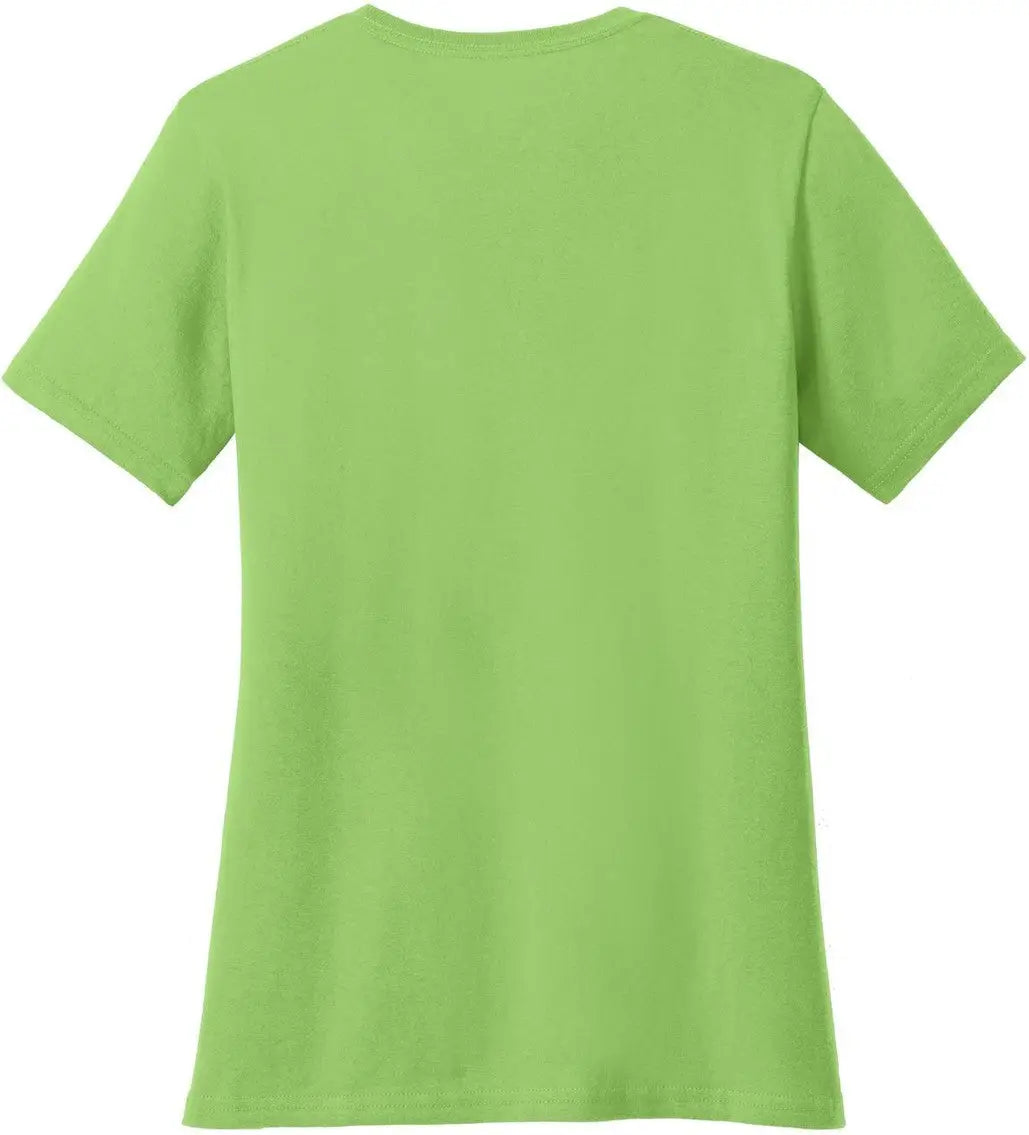 Port & Company Lpc54v co Women’s Core Cotton V-neck Tee - Lime - Ladies Xs