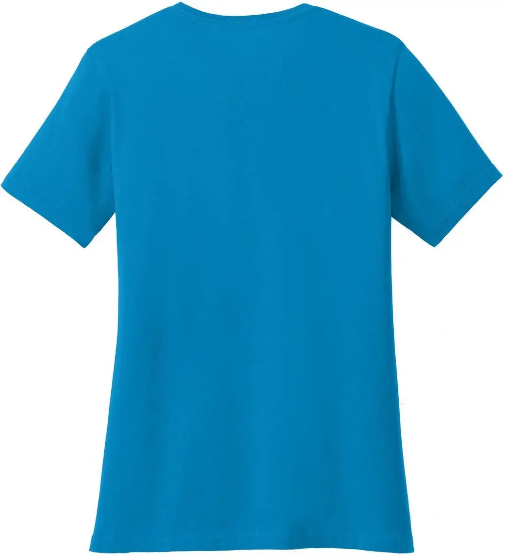 Port & Company Lpc54v co Women’s Core Cotton V-neck Tee - Sapphire