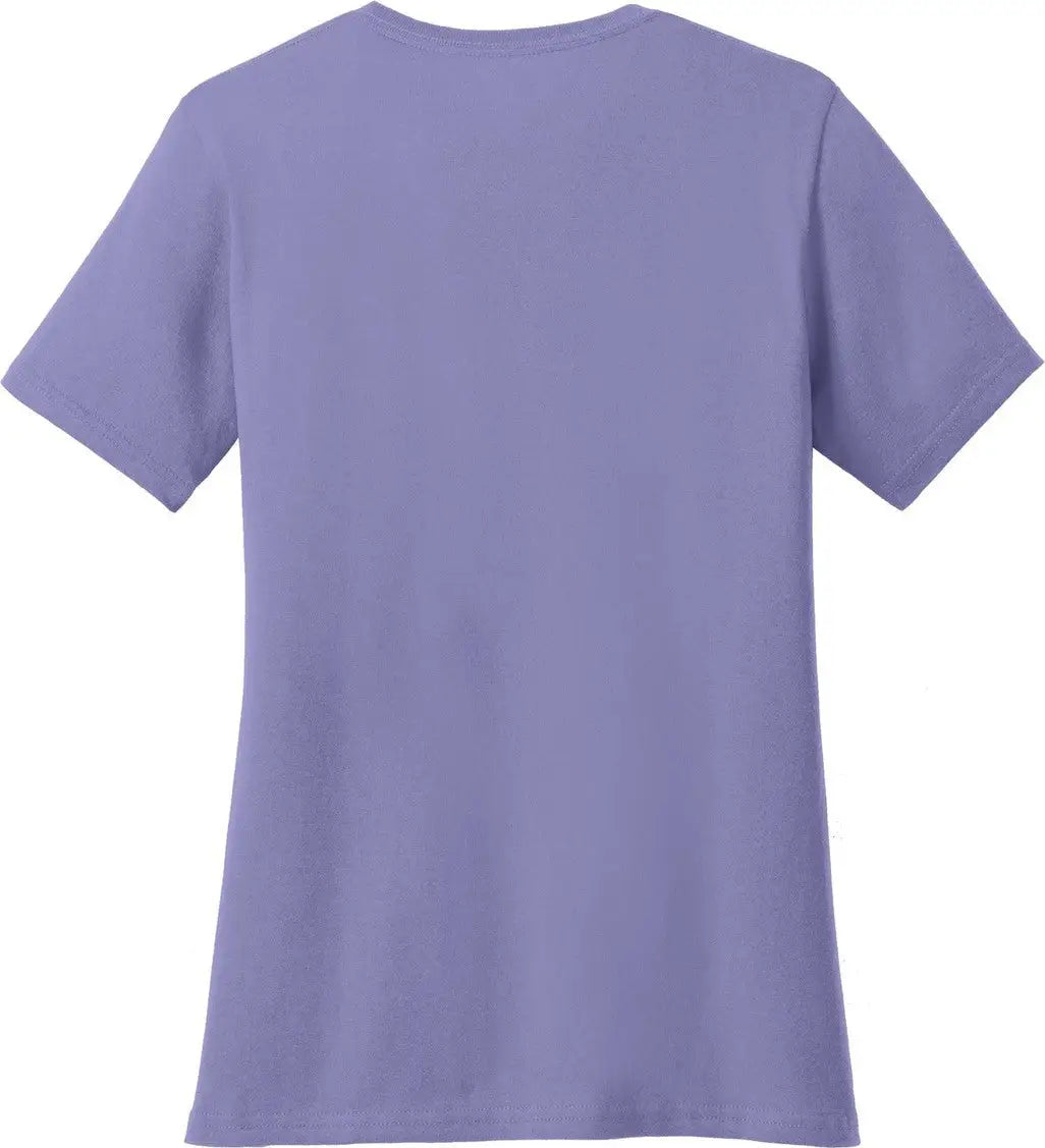 Port & Company Lpc54v co Women’s Core Cotton V-neck Tee - Violet - Ladies Xs