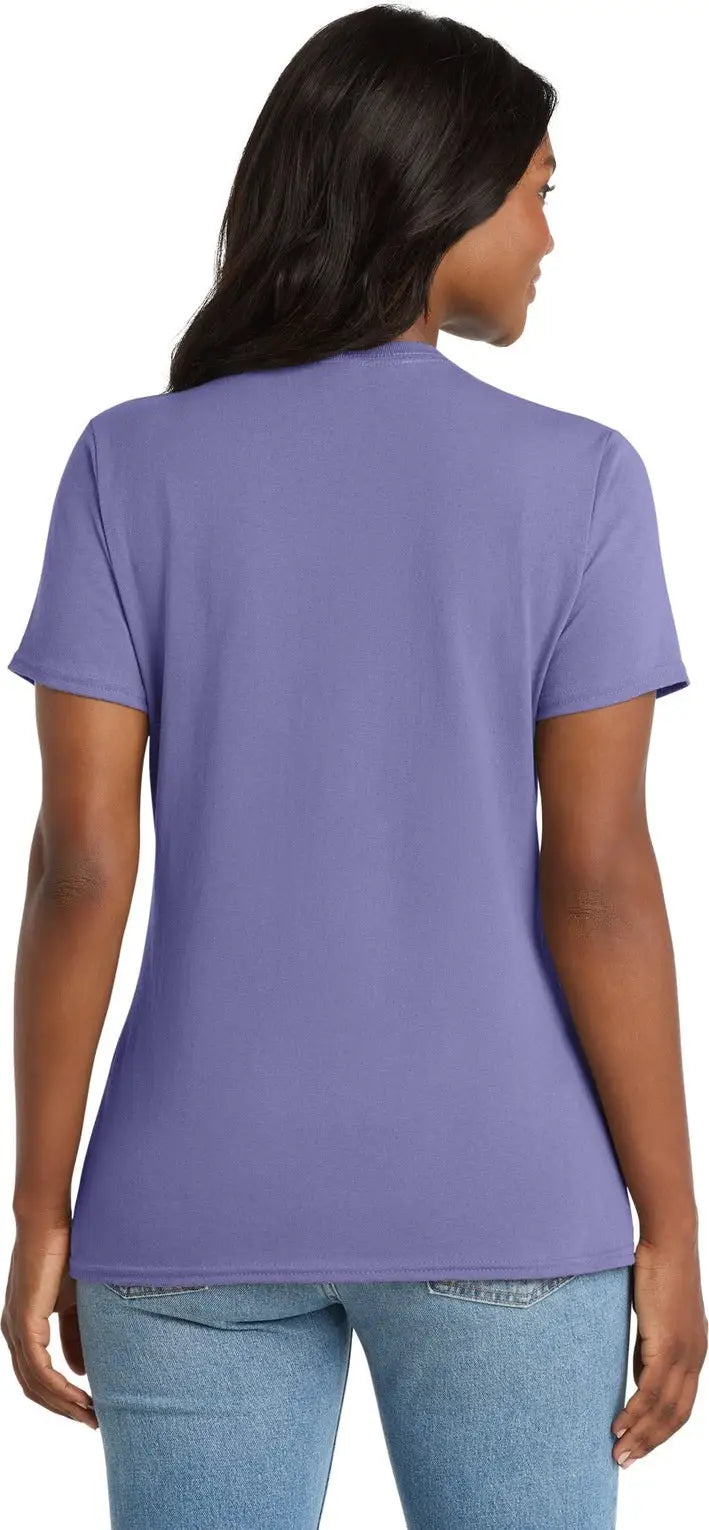 Port & Company Lpc54v co Women’s Core Cotton V-neck Tee - Violet