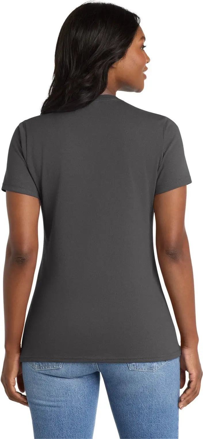 Port & Company Lpc55 co Women’s Core Blend Tee - Charcoal