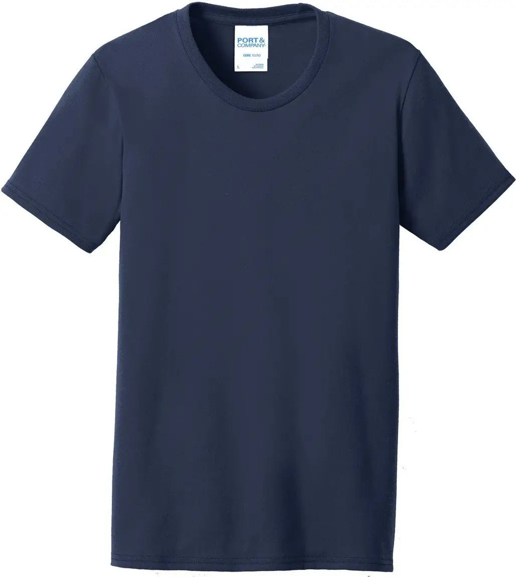 Port & Company Lpc55 co Women’s Core Blend Tee - Navy