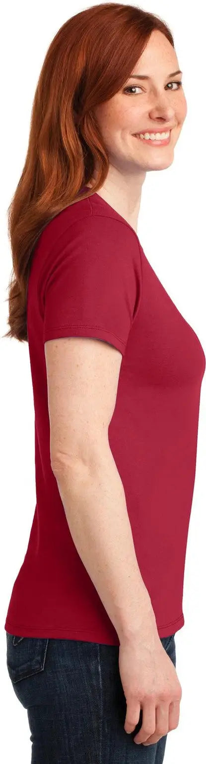 Port & Company Lpc55 co Women’s Core Blend Tee - Red