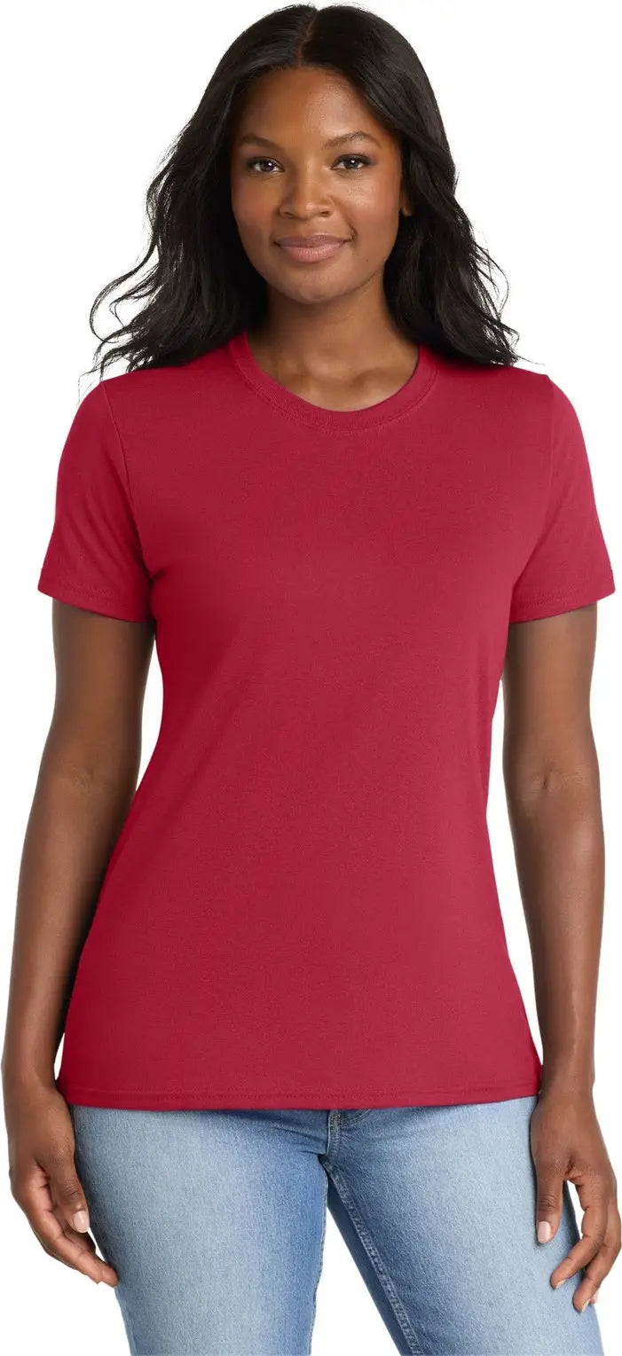 Port & Company Lpc55 co Women’s Core Blend Tee - Red