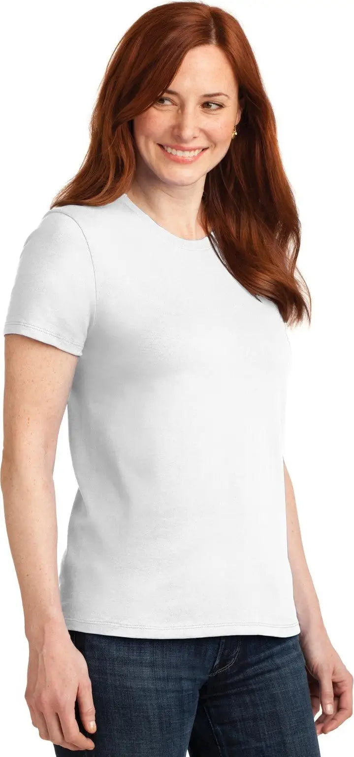 Port & Company Lpc55 co Women’s Core Blend Tee - White