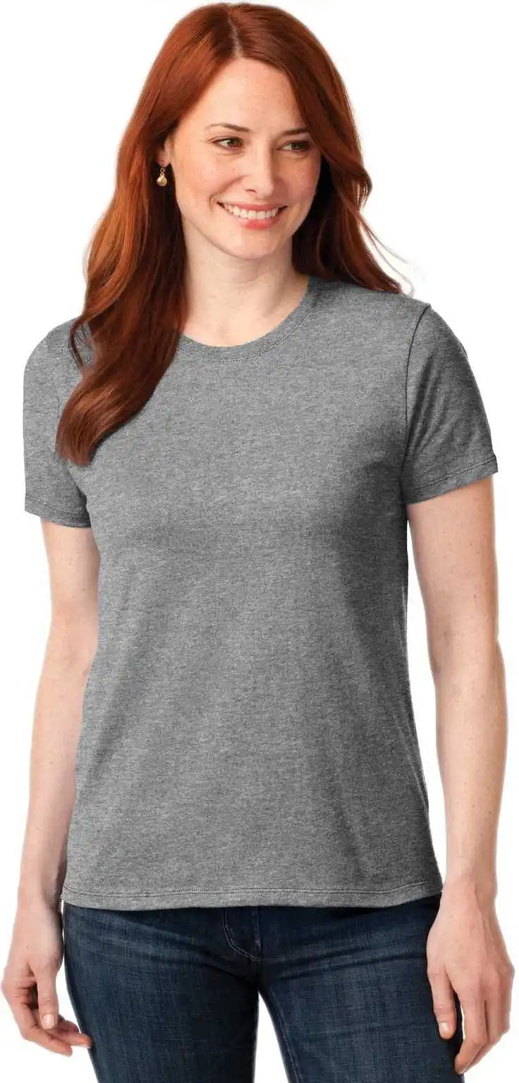 Port & Company Lpc55 Ladies Core Blend Tee - Athletic Heather
