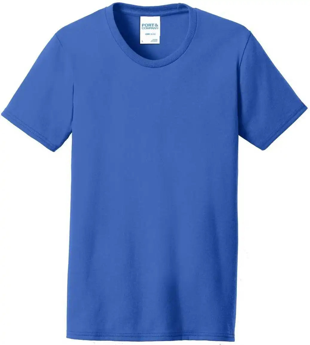 Port &amp; Company Lpc55 Ladies Core Blend Tee Royal