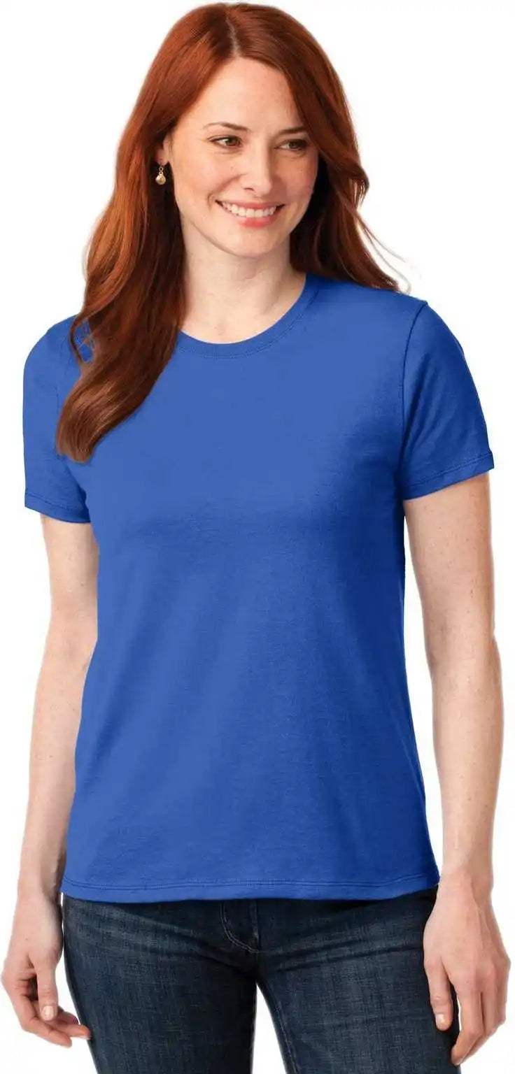 Port & Company Lpc55 Ladies Core Blend Tee Royal