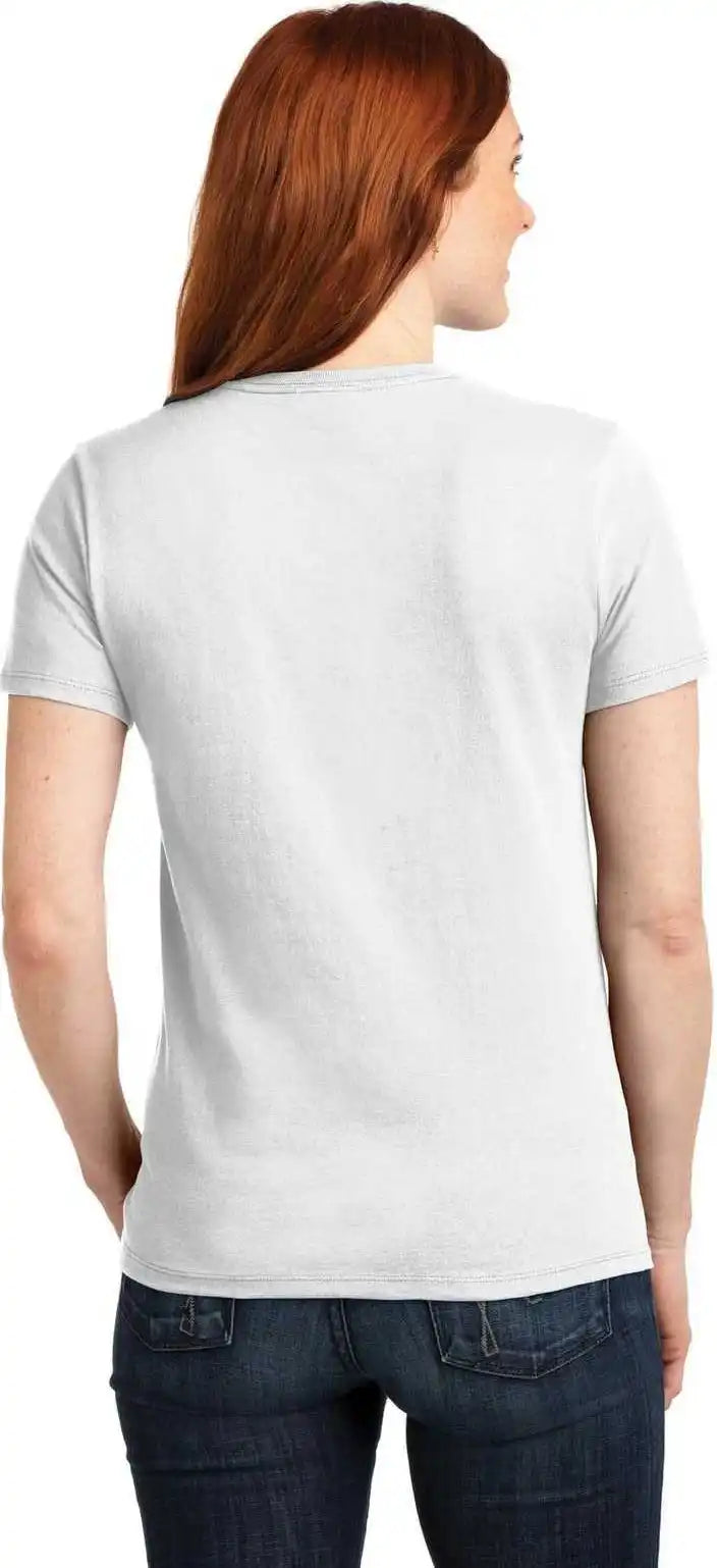 Port &amp; Company Lpc55 Ladies Core Blend Tee White