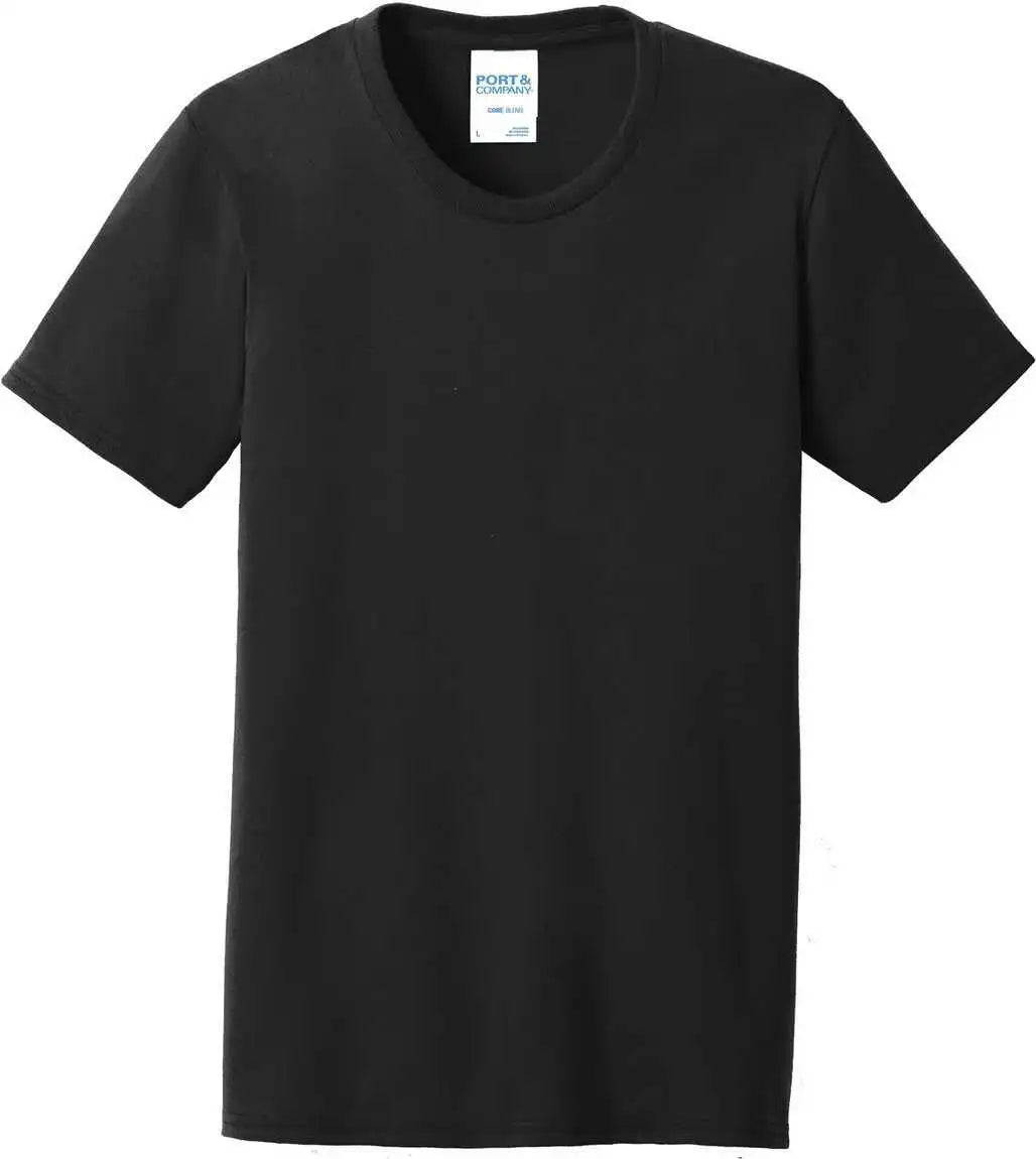 Port &amp; Company Lpc55 Women’s Core Blend Tee - Jet Black