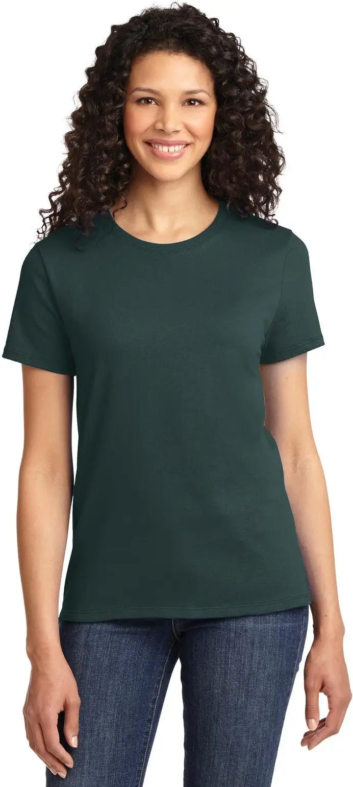 Port & Company Lpc61 co Women’s Essential Tee - Dark Green - Ladies Xs