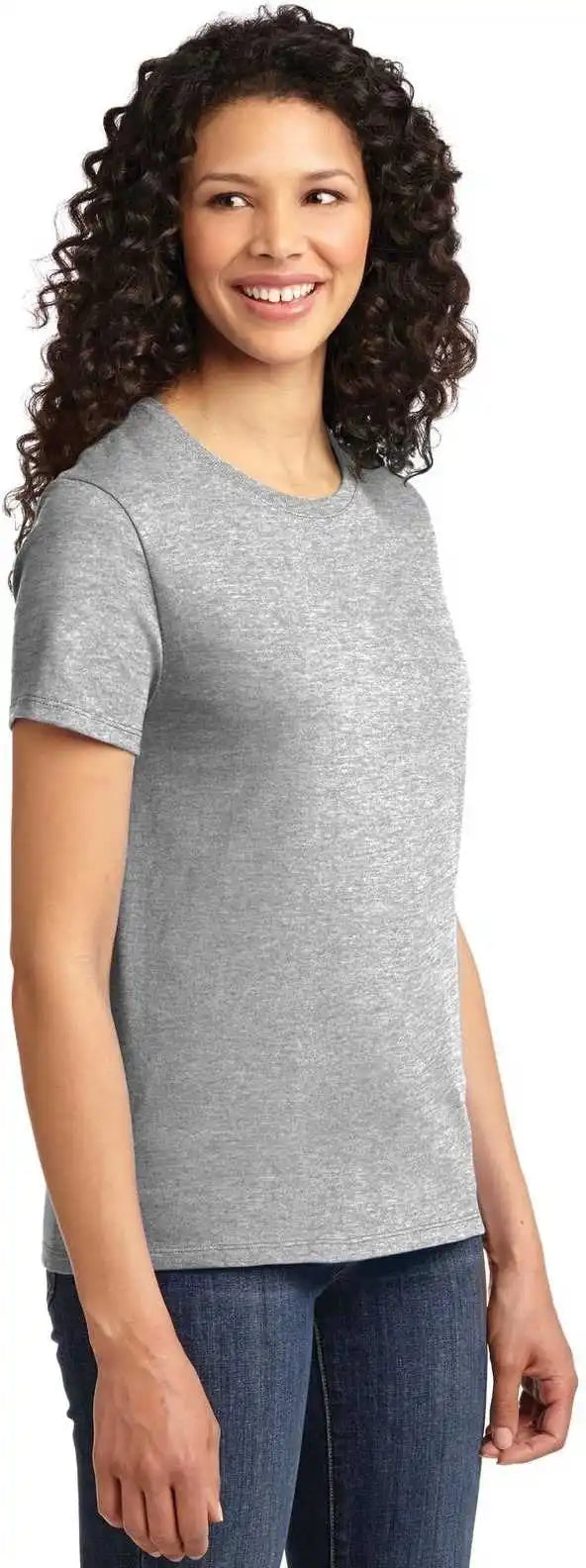 Port &amp; Company Lpc61 Ladies Essential Tee - Ash