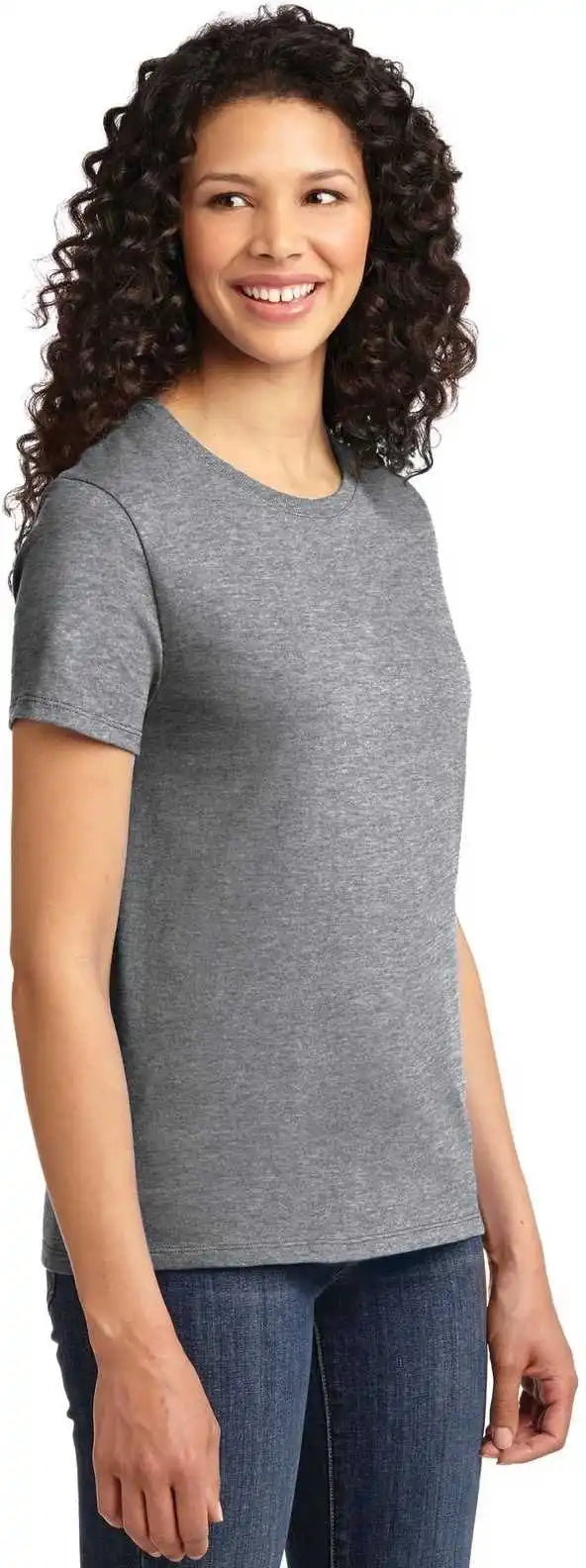 Port &amp; Company Lpc61 Ladies Essential Tee Athletic Heather