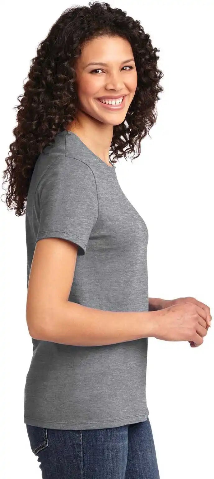 Port &amp; Company Lpc61 Ladies Essential Tee Athletic Heather