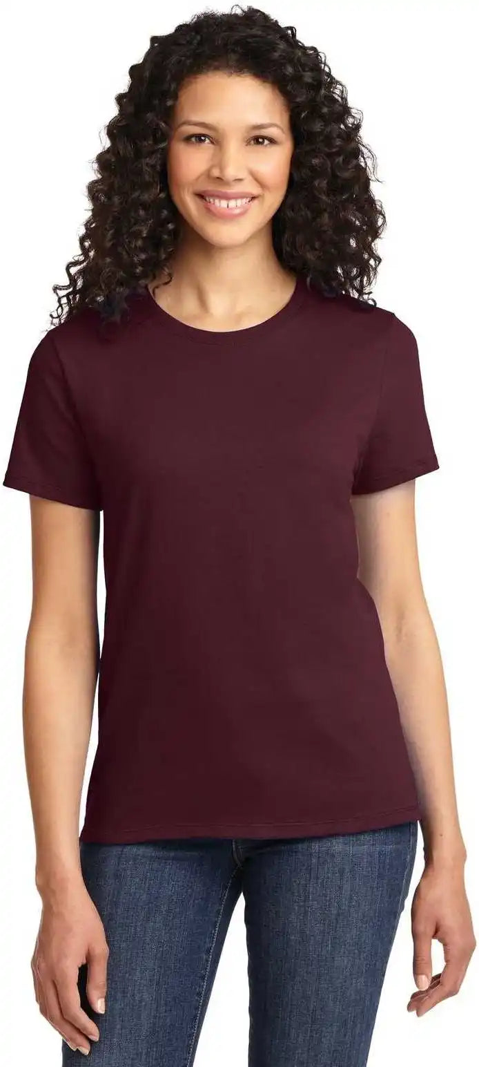 Port & Company Lpc61 Ladies Essential Tee Athletic Maroon