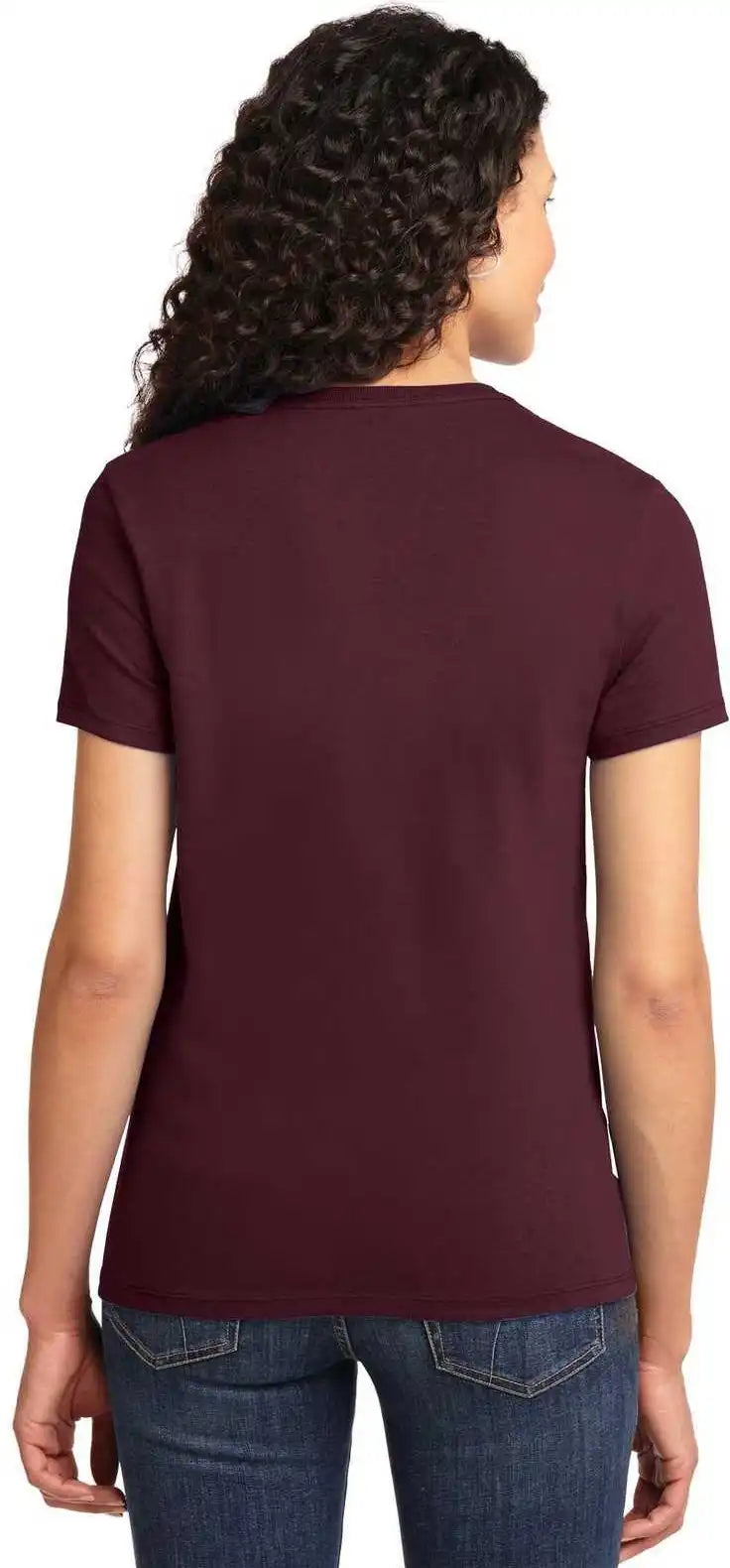 Port & Company Lpc61 Ladies Essential Tee Athletic Maroon