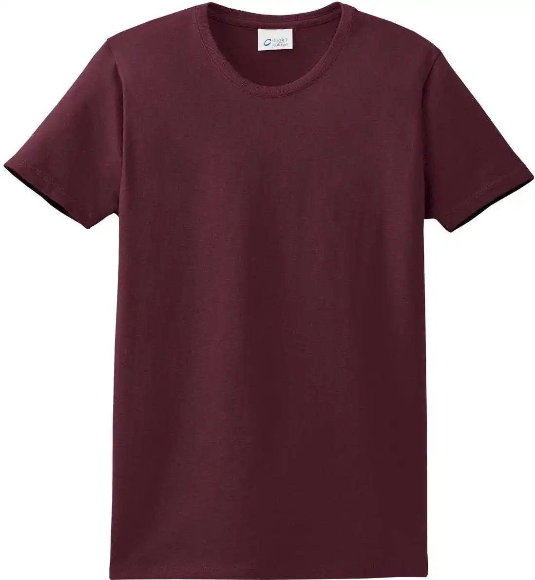 Port &amp; Company Lpc61 Ladies Essential Tee Athletic Maroon