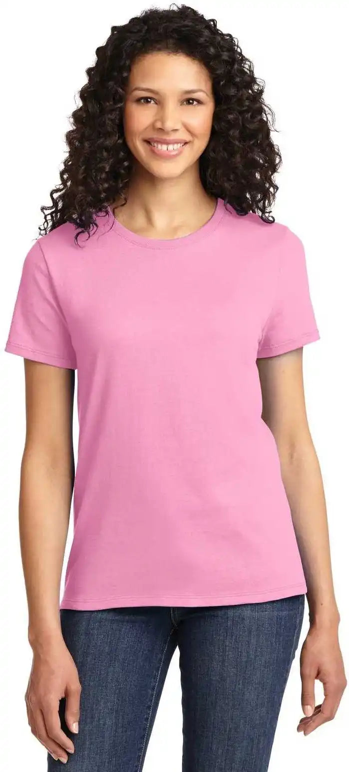 Port &amp; Company Lpc61 Ladies Essential Tee Candy Pink