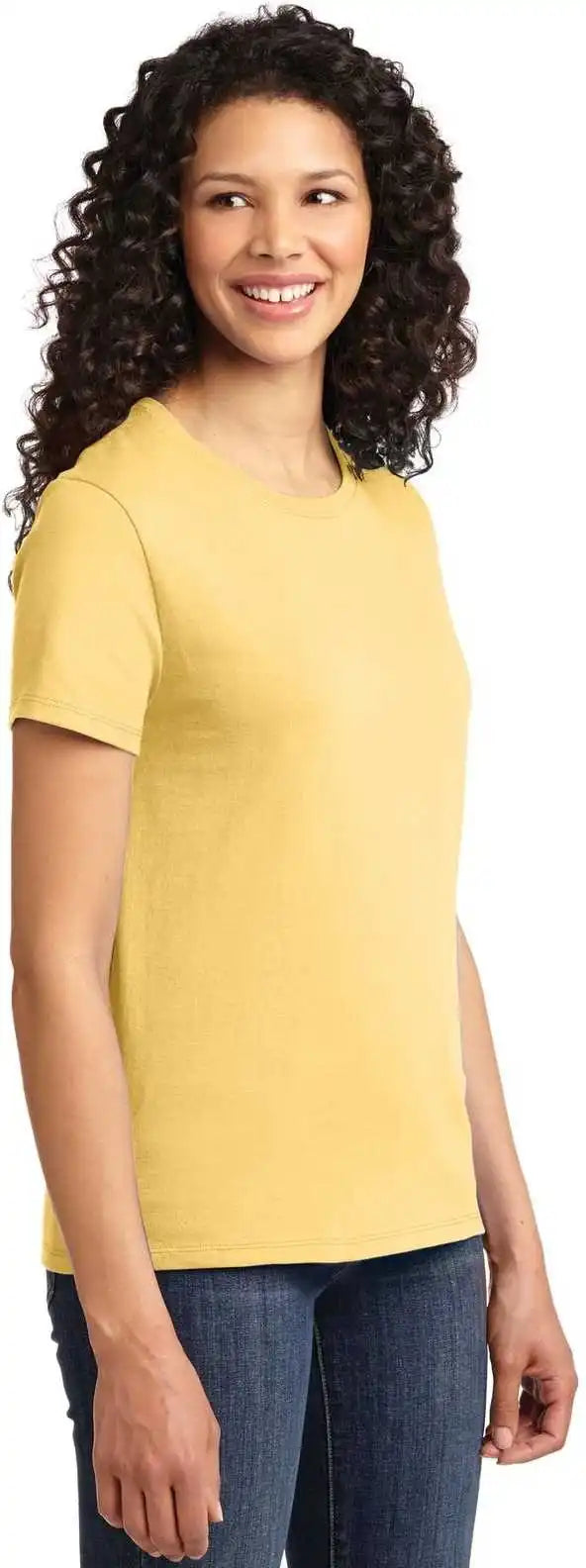 Port &amp; Company Lpc61 Ladies Essential Tee - Daffodil Yellow