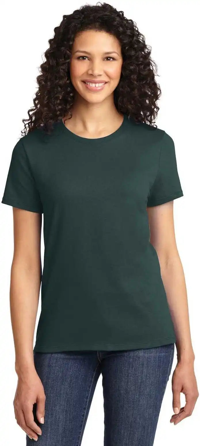 Port &amp; Company Lpc61 Ladies Essential Tee - Dark Green