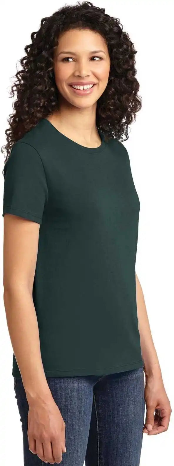 Port &amp; Company Lpc61 Ladies Essential Tee - Dark Green