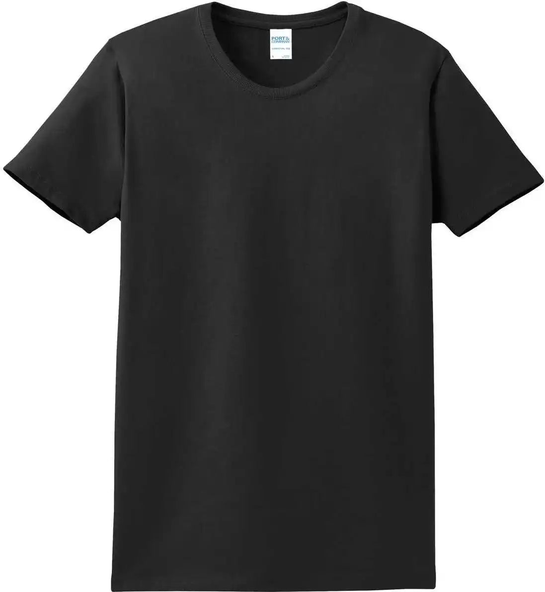 Port &amp; Company Lpc61 Ladies Essential Tee Jet Black