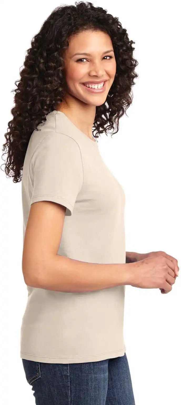 Port &amp; Company Lpc61 Ladies Essential Tee Natural