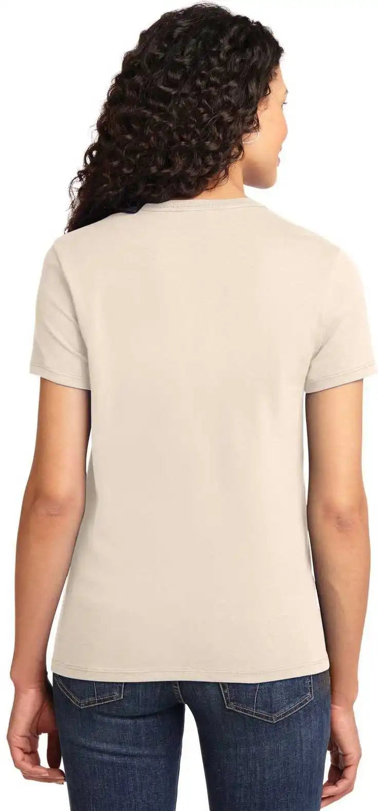 Port &amp; Company Lpc61 Ladies Essential Tee Natural