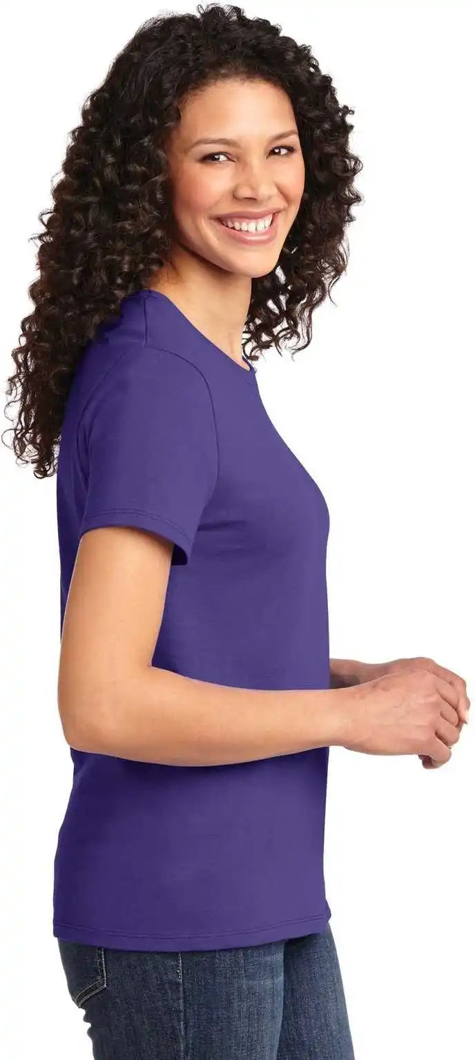 Port &amp; Company Lpc61 Ladies Essential Tee Purple
