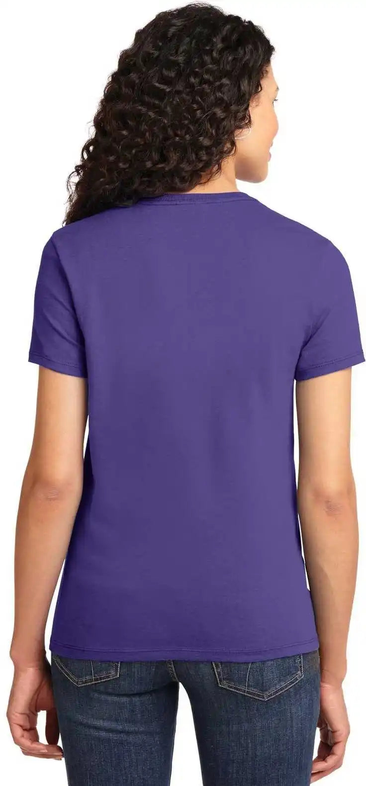 Port &amp; Company Lpc61 Ladies Essential Tee Purple