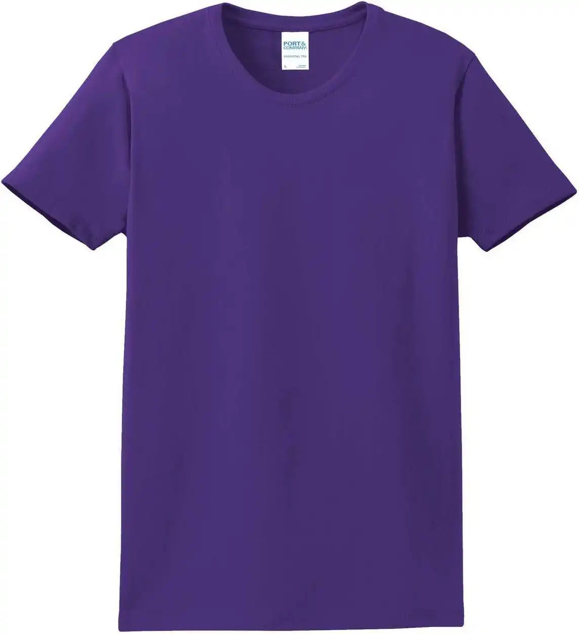 Port &amp; Company Lpc61 Ladies Essential Tee Purple