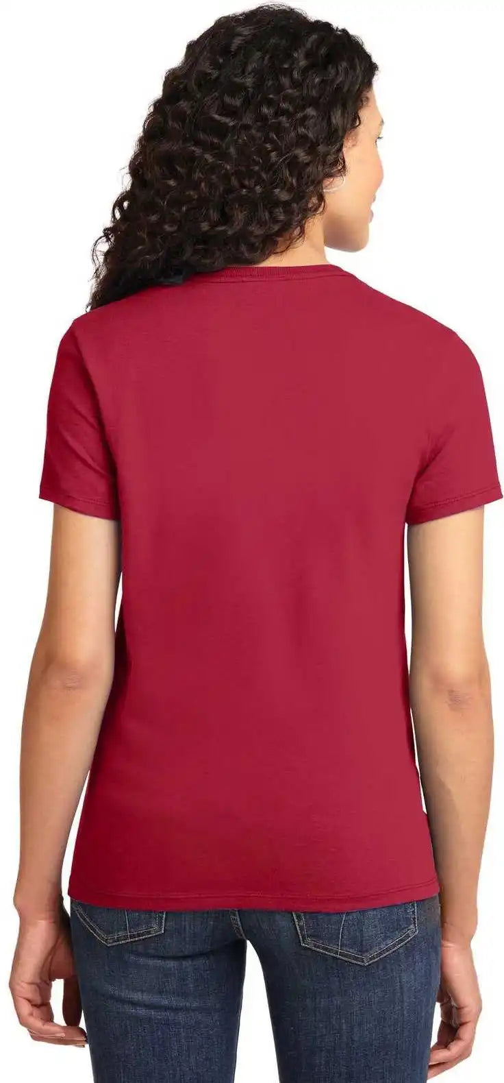 Port & Company Lpc61 Ladies Essential Tee Red